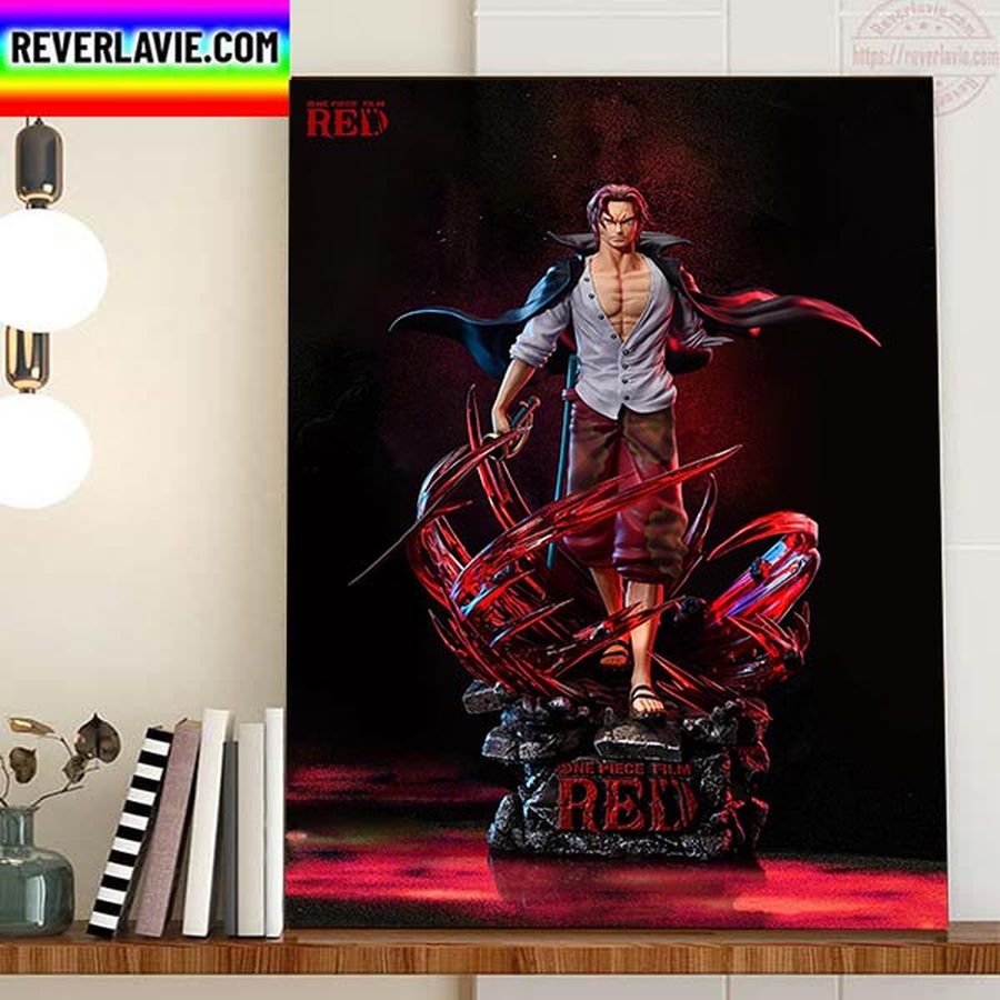 Shanks In One Piece Red Home Decor Poster Canvas
