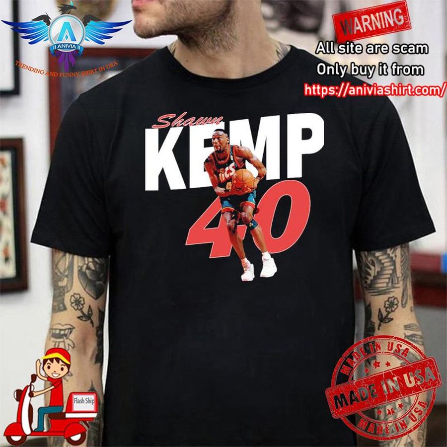 Shawn Kemp Dunk 40 shirt