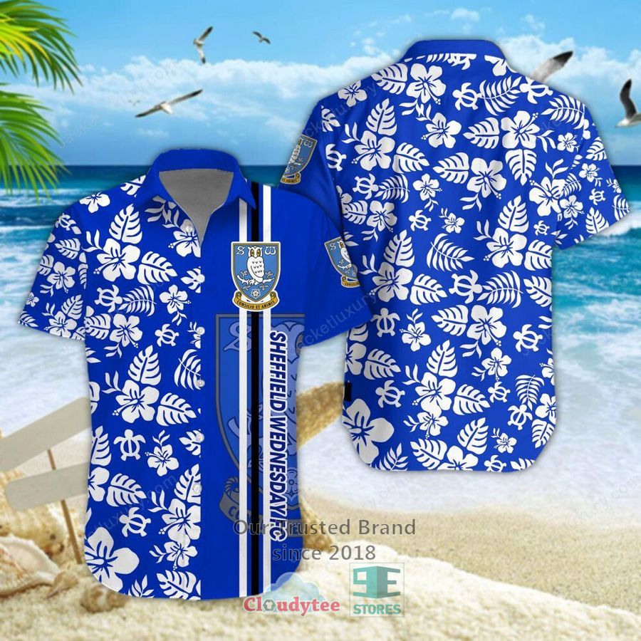 Sheffield Wednesday blue Hawaiian Shirt, Shorts – LIMITED EDITION
