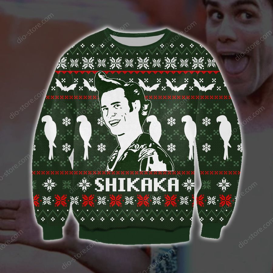 Shikaka Knitting Pattern 3D Print Ugly Sweater Hoodie All Over Printed Cint10504, All Over Print, 3D Tshirt, Hoodie, Sweatshirt, Long Sleeve