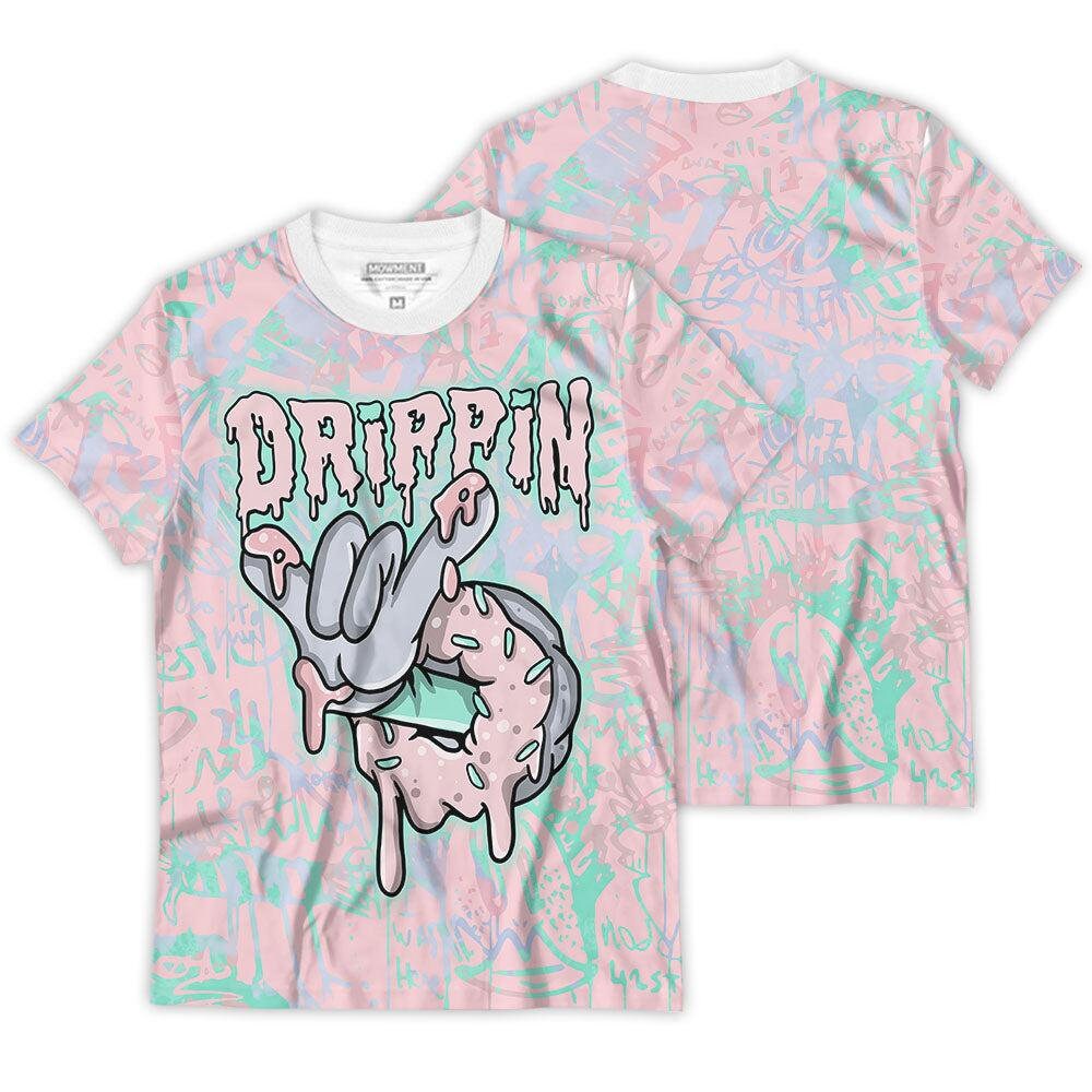Shirt To Match JD 5 Retro Easter - Drippin Donuts - Easter 5s Matching 3D T-Shirt