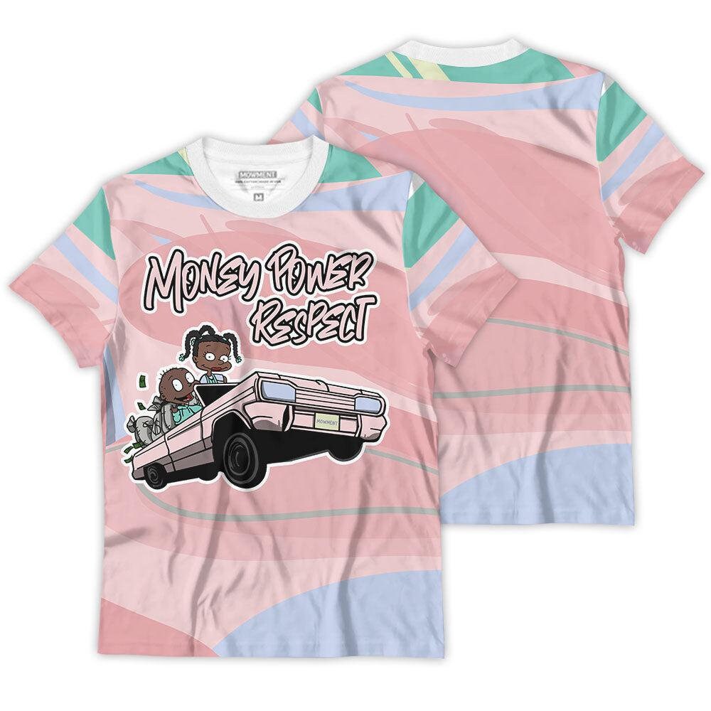 Shirt To Match JD 5 Retro Easter - Rugrats Car Money Power - Retro Easter 5s Matching 3D T-Shirt