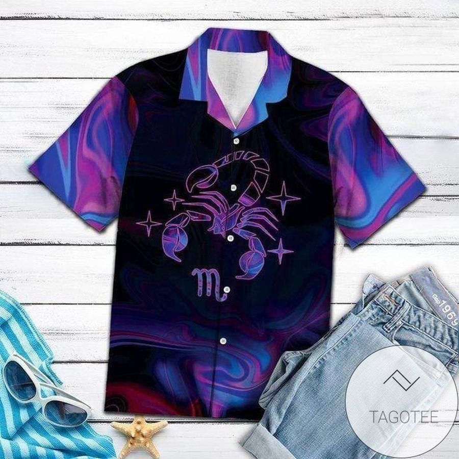 Shop From 1000 Unique Amazing Scorpio Horoscope Authentic Hawaiian Shirt 2022 Zodiac Birthday Gifts