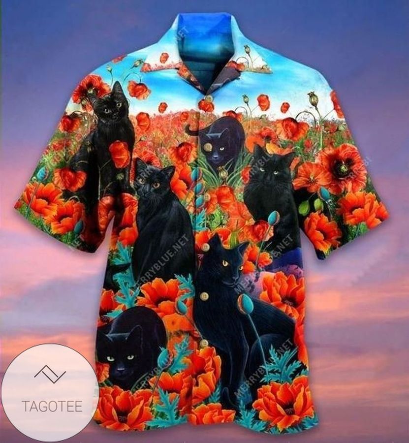 Shop From 1000 Unique Hawaiian Aloha Shirts Black In The Poppy Flowers