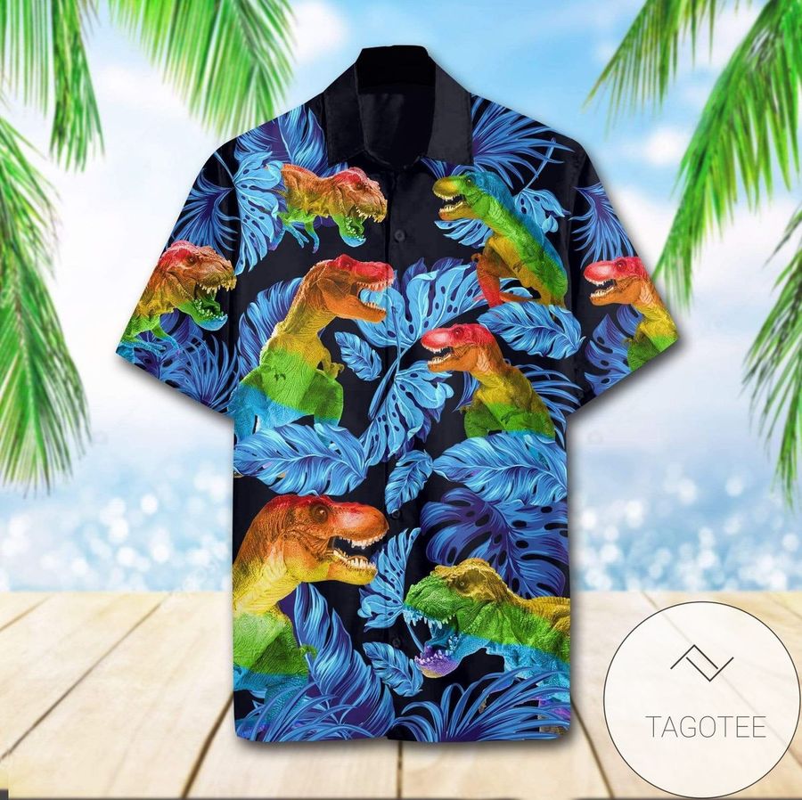 Shop From 1000 Unique Hawaiian Aloha Shirts Lgbt T-rex