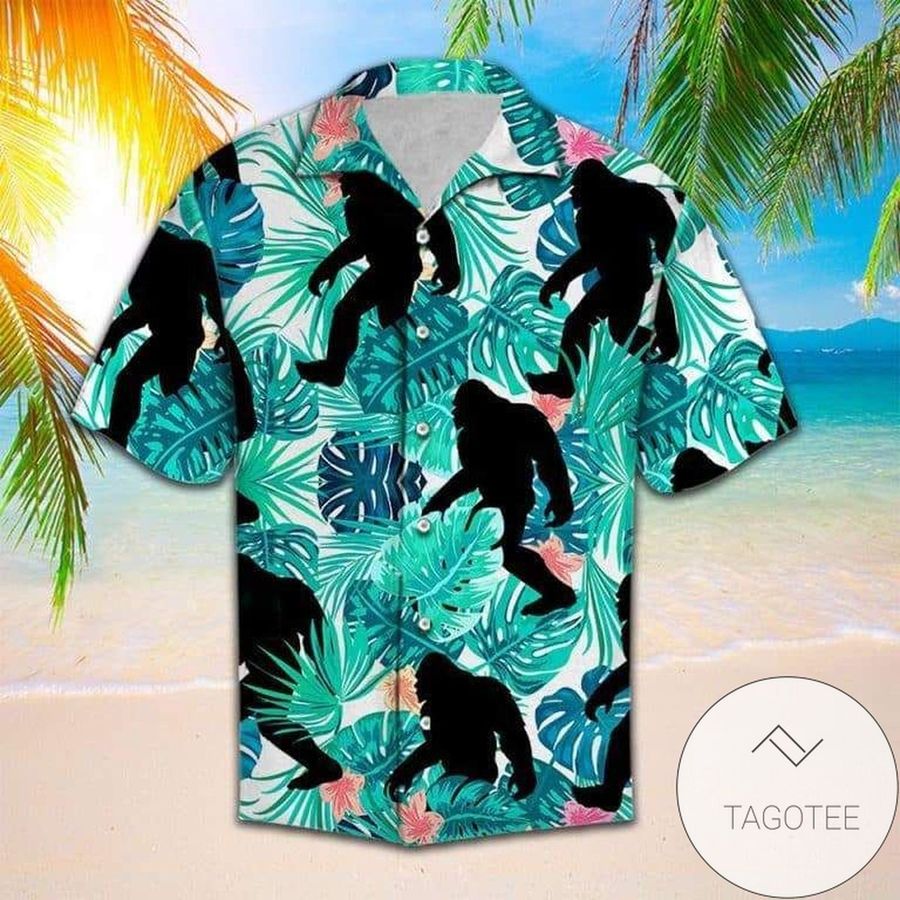 Shop Simple Bigfoot Hawaiian Aloha Shirts