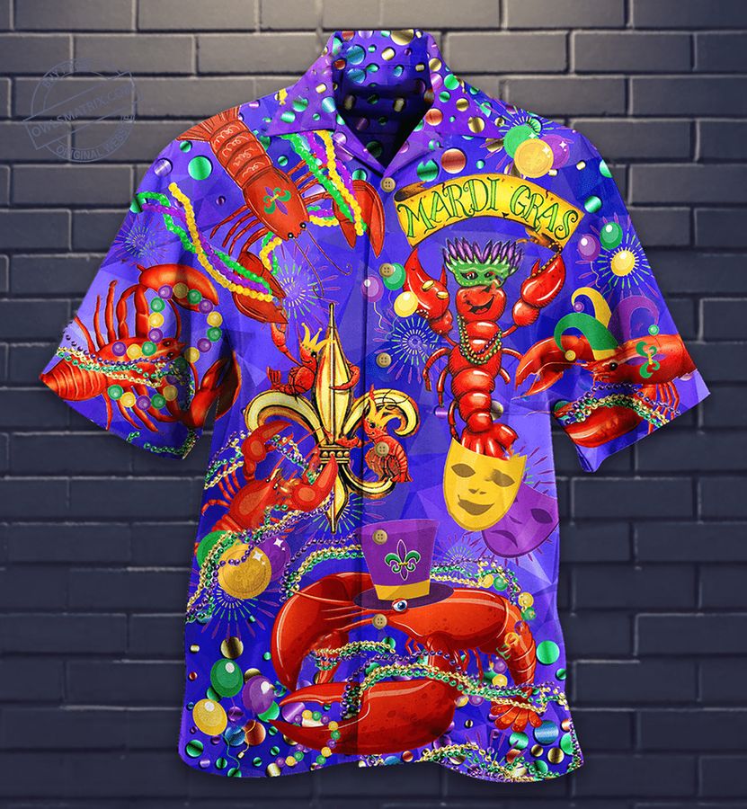 Shrimp Mardi Gras Love Animals Limited Edition – Hawaiian Shirt – Haws08nga170721