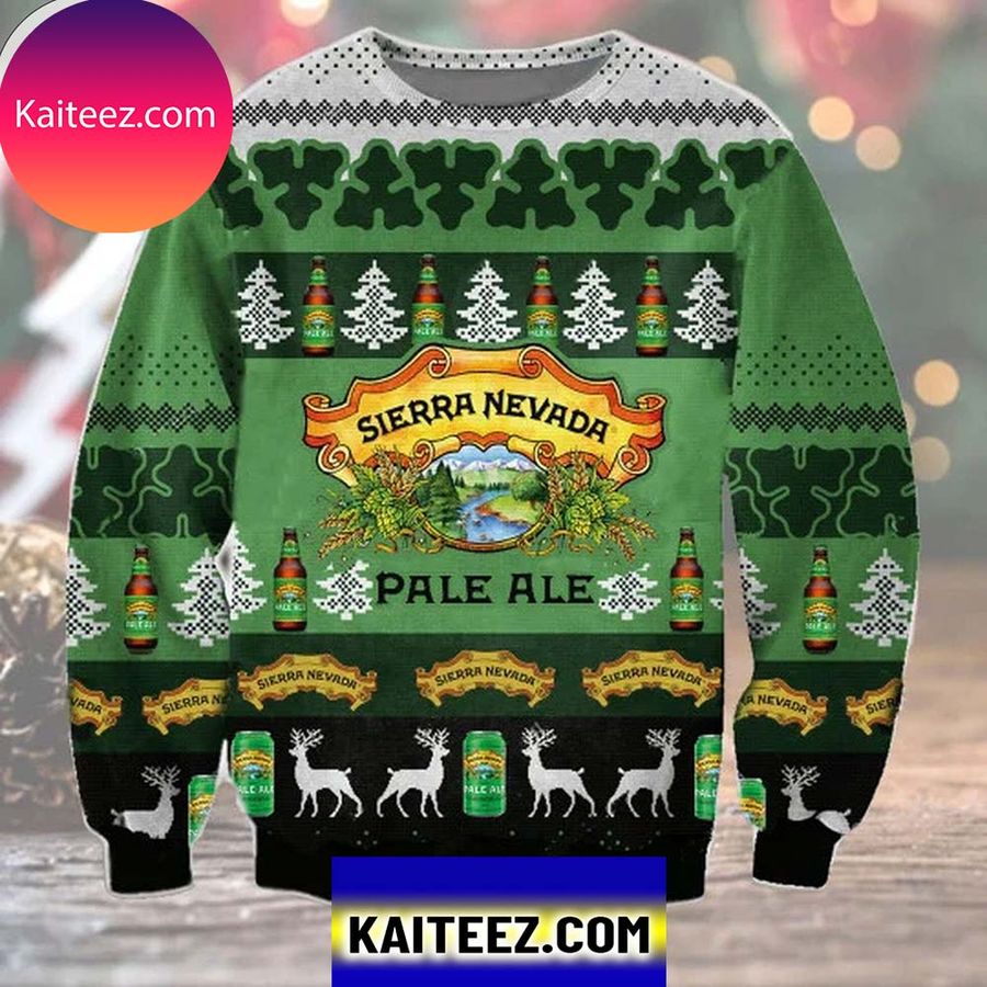 Sierra Nevada Pale Ale 3D Christmas  Ugly Sweater