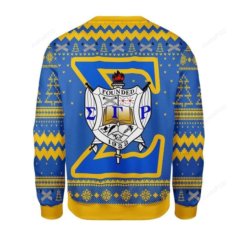 Sigma Gamma Rho Ugly Christmas Sweater All Over Print Sweatshirt