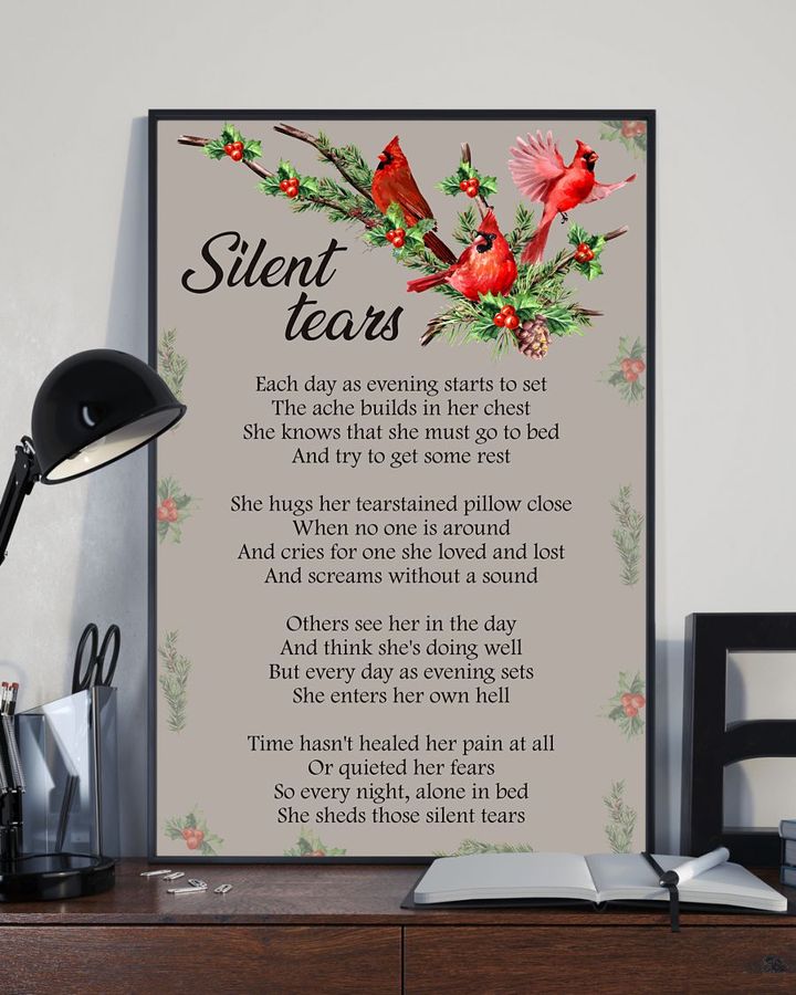 Silent tears north cardinal poster