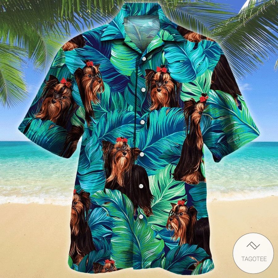Silky Terrier Dog Hawaiian Shirt