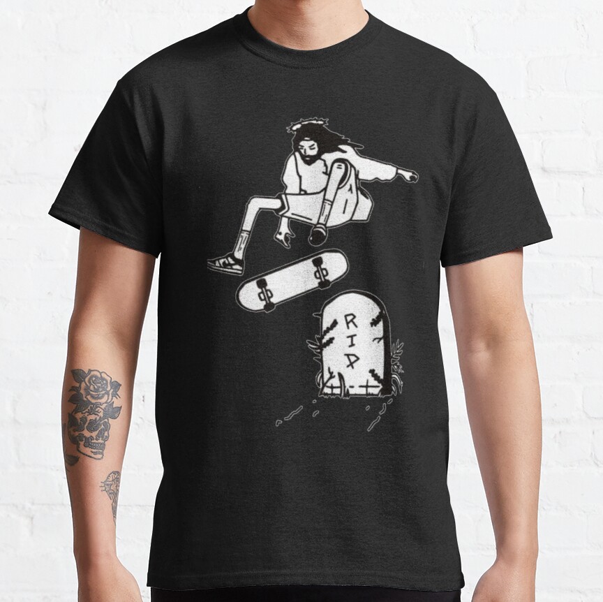 Skater Jesus R.I.P. Classic T-Shirt