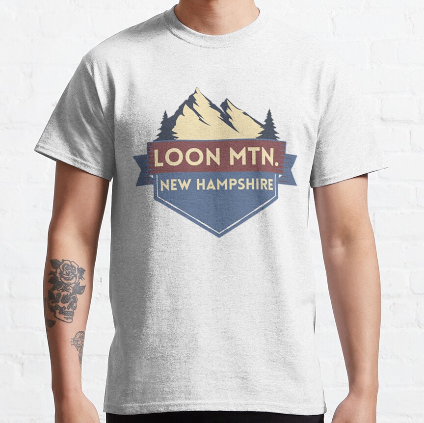 Skiing Loon Mountain Hampshire Classic T-Shirt