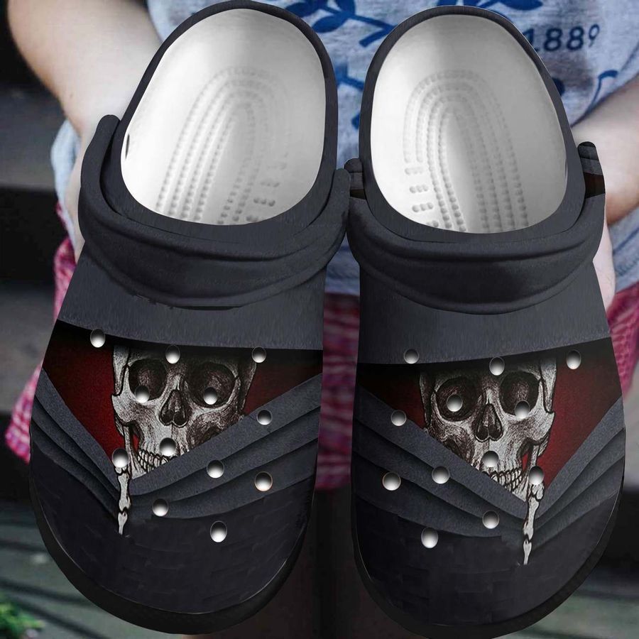 Skull Personalized Clog Custom Crocs Comfortablefashion Style Comfortable For Women Men Kid Print 3D My Friend