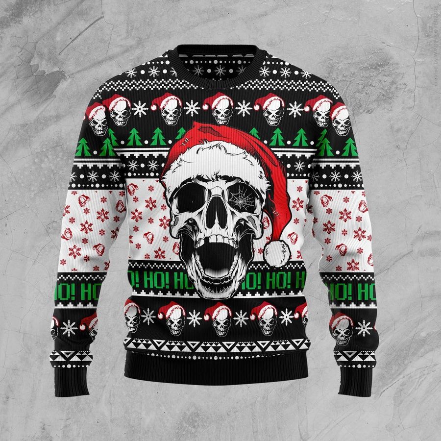 Skull Xmas Christmas Ugly Sweater - 61