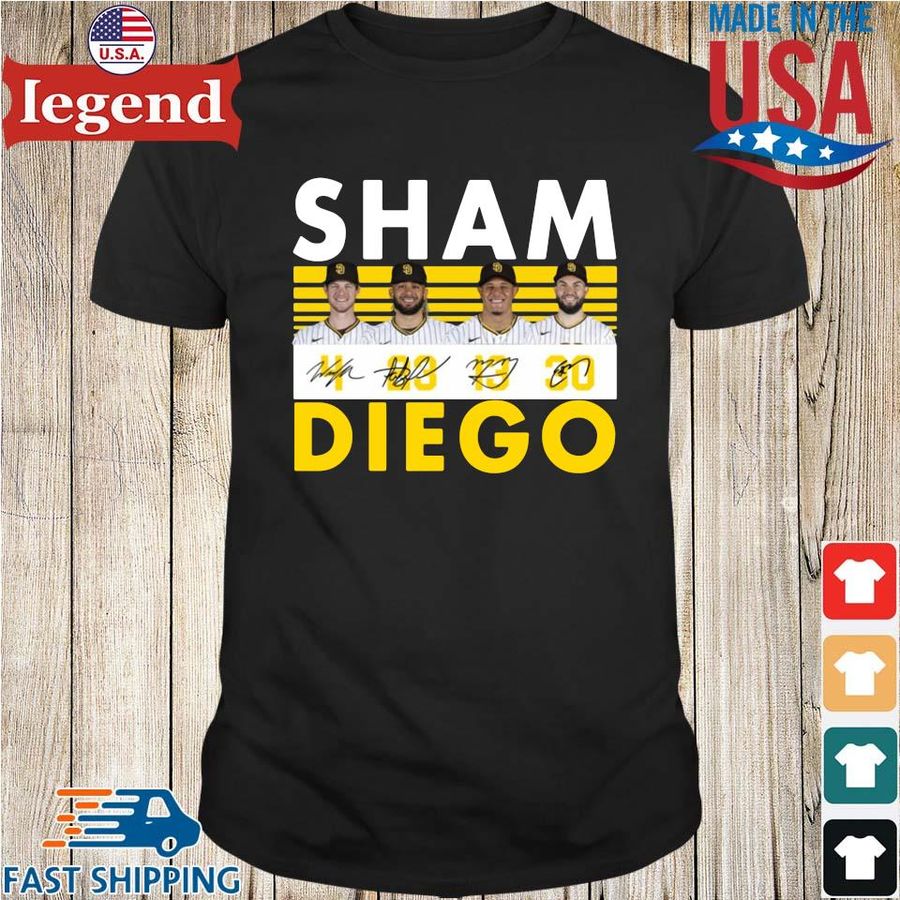 Slam Diego Players Signatures shirt
