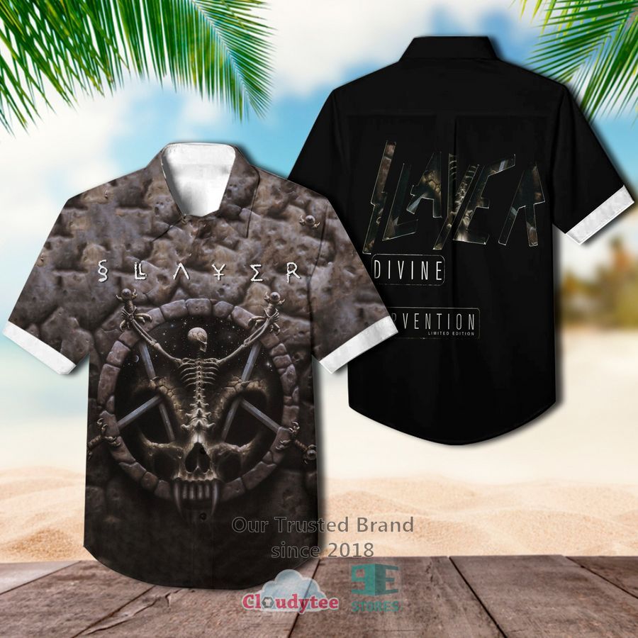 Slayer Divine Intervention Hawaiian Casual Shirt – LIMITED EDITION