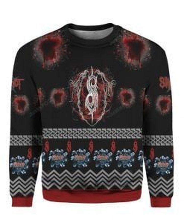 Slipknot Ugly Christmas Sweater, All Over Print Sweatshirt, Ugly Sweater, Christmas Sweaters, Hoodie, Sweater