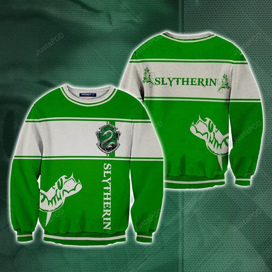 Slytherin Harry Potter Ugly Sweater, Ugly Sweater, Christmas Sweaters, Hoodie, Sweater