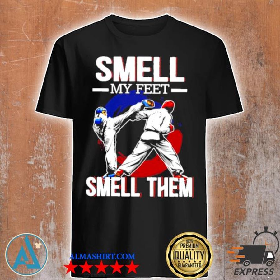 Smell my feet smell them shirt