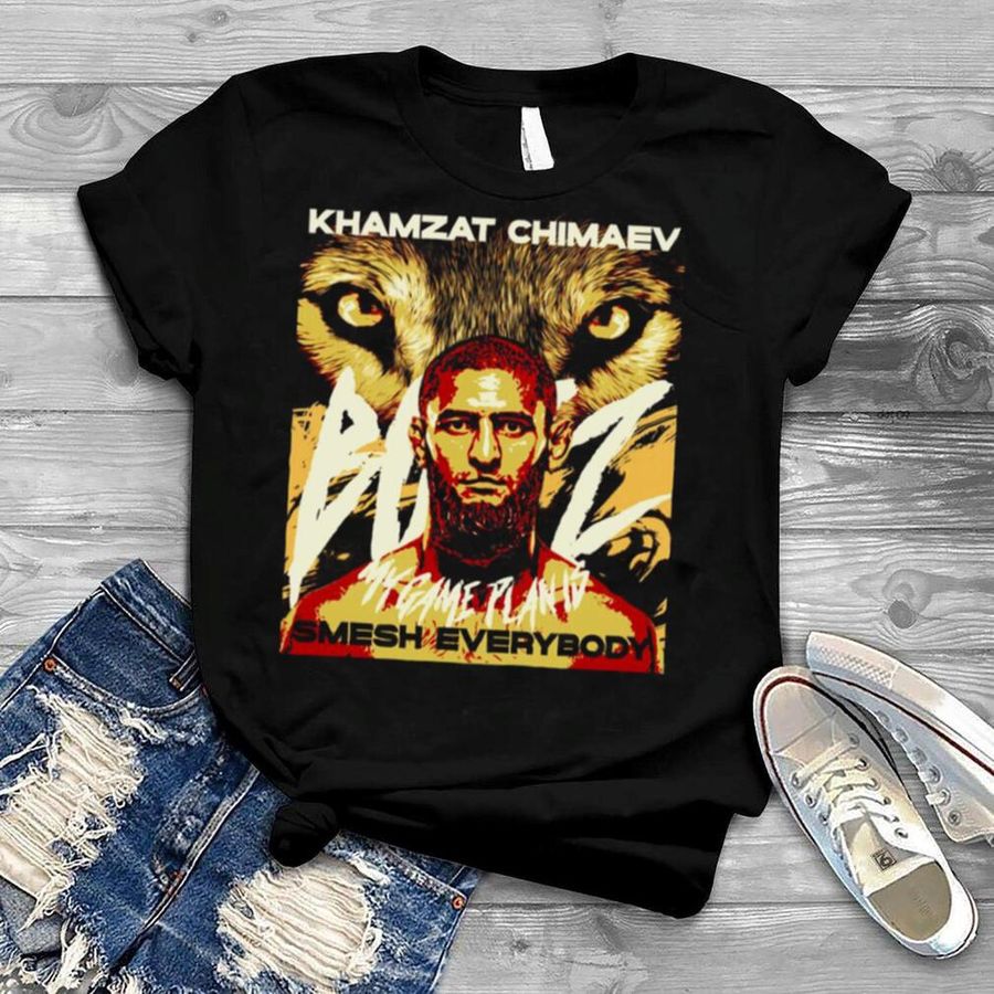 Smesh Everybody Gifts For MMA Fans Khamzat Chimaev T Shirt