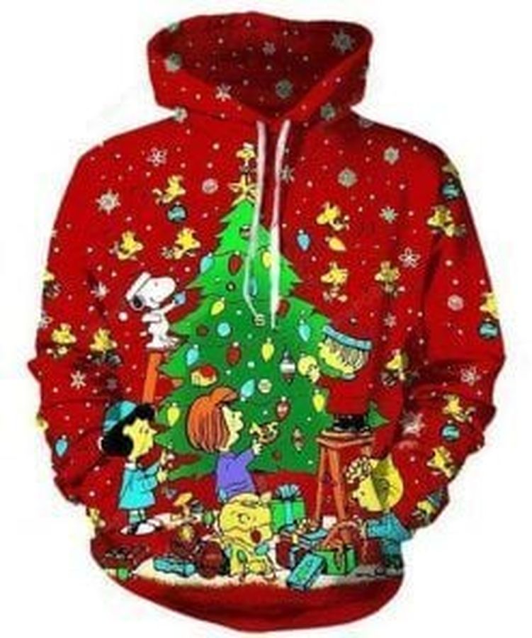 Snoopy Christmas Peanuts 3D All Over Print Hoodie, Zip-up Hoodie, Ugly Sweater, Christmas Sweaters, Hoodie, Sweater