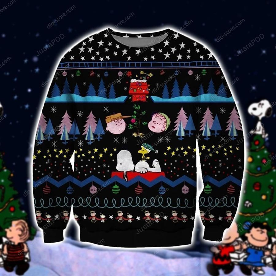 Snoopy Knitting Pattern 3d Print Ugly Sweater Ugly Sweater Christmas