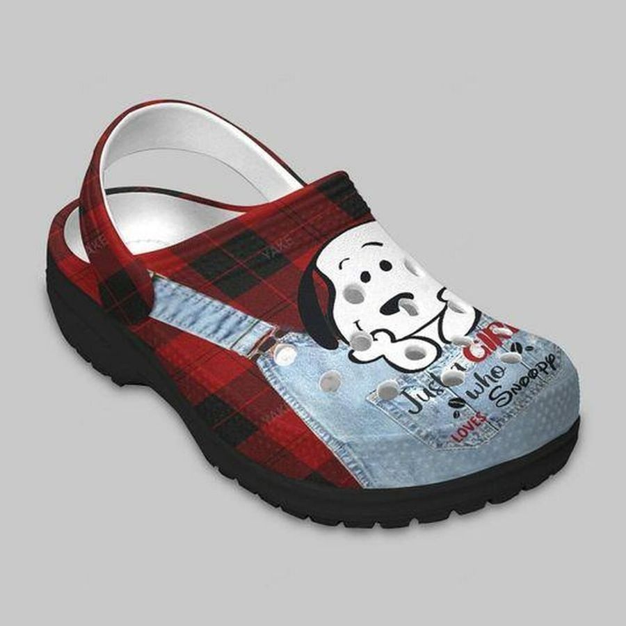 Snoopy Love Jean Caro Crocs Crocband Clog Comfortable Water Shoes