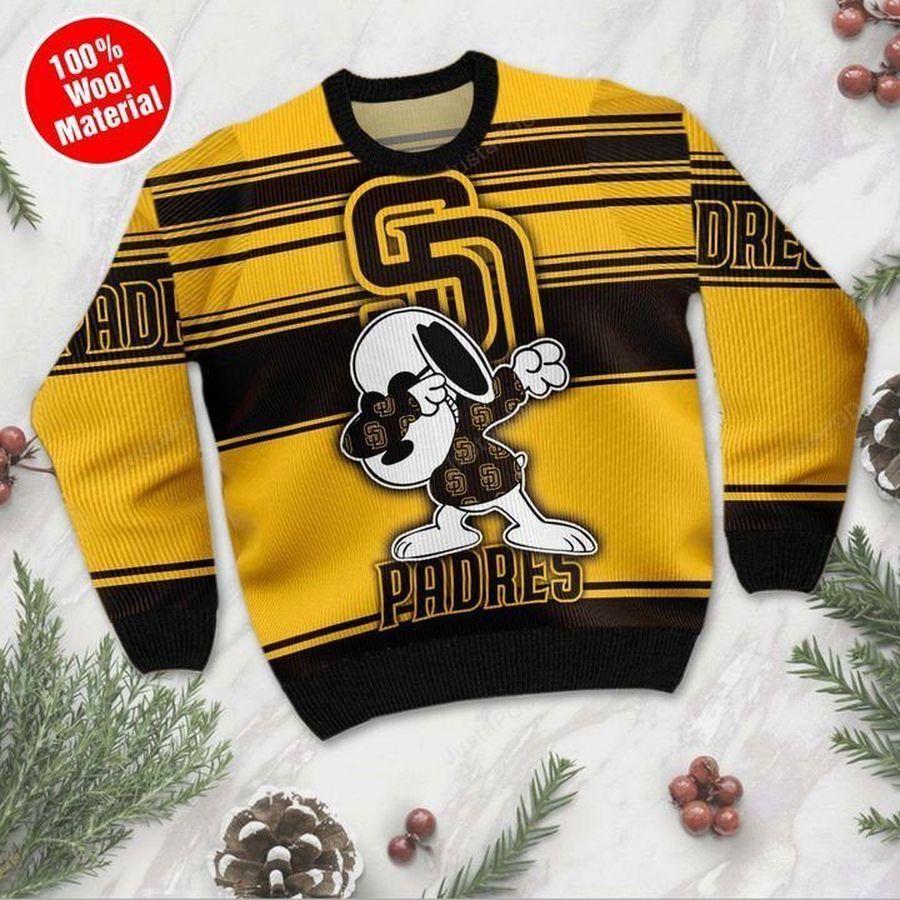 Snoopy San Diego Padres Ugly Christmas Sweater, All Over Print Sweatshirt, Ugly Sweater, Christmas Sweaters, Hoodie, Sweater