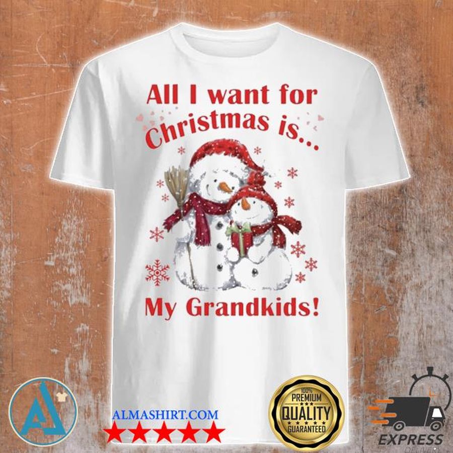 Snowman all I want for Christmas is my grandkids sweater