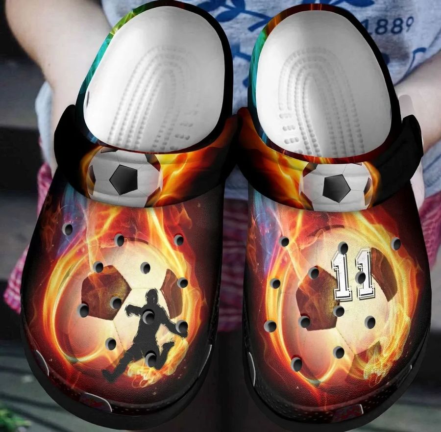 Soccer A1 Personalized Clog Custom Crocs Comfortablefashion Style Comfortable For Women Men Kid Print 3D