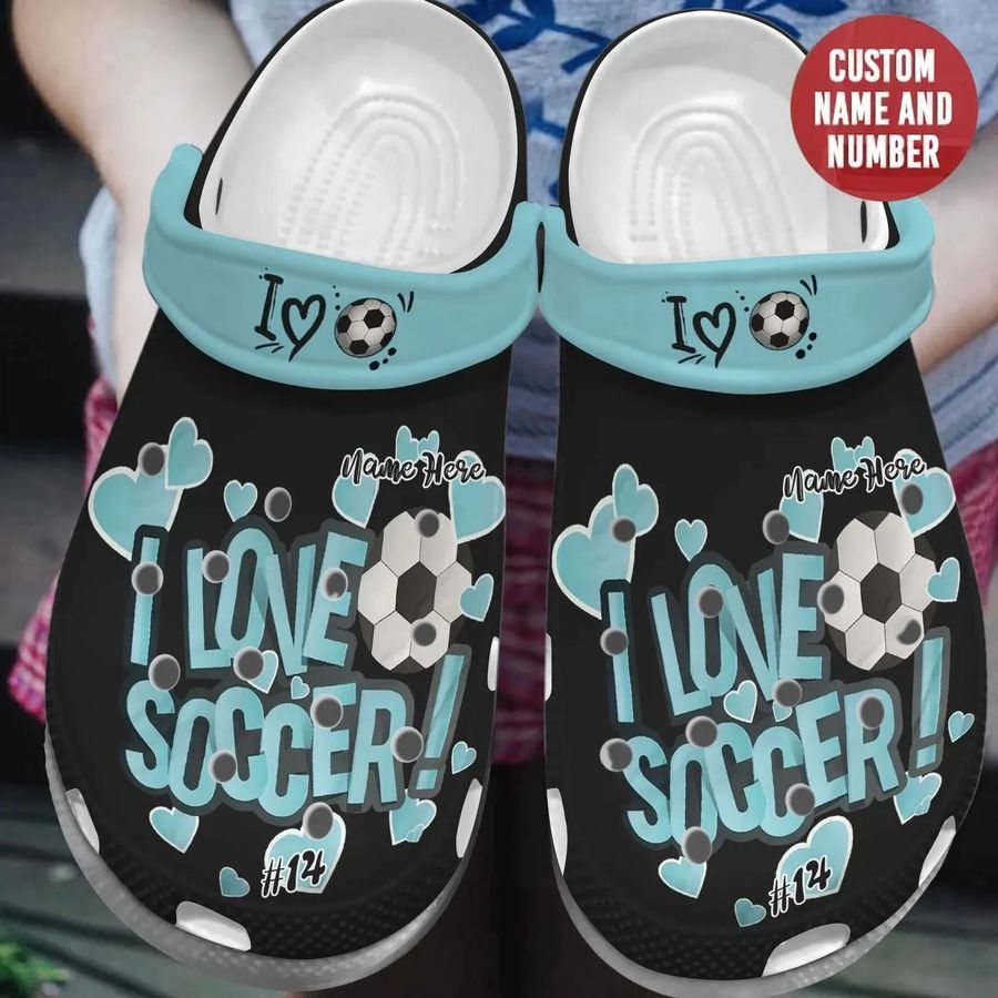 Soccer Personalize Clog Custom Crocs Fashionstyle Comfortable For Women Men Kid Print 3D Personalized Soccer Fan