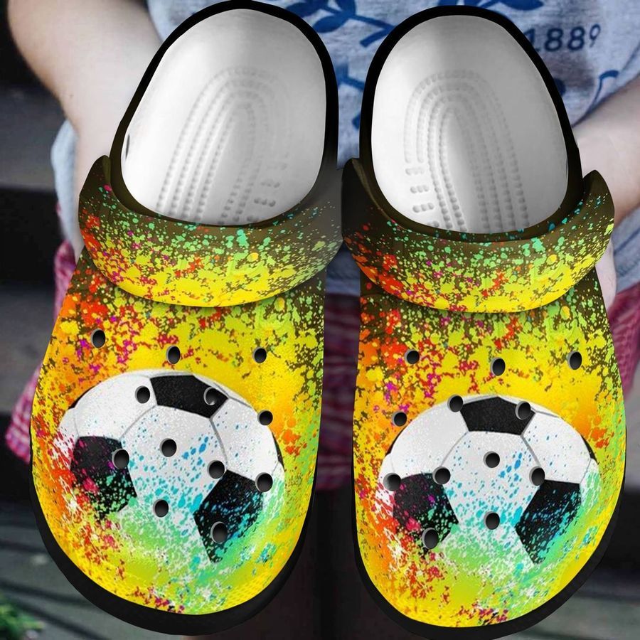 Soccer Personalized Clog Custom Crocs Comfortablefashion Style Comfortable For Women Men Kid Print 3D Love Soccer