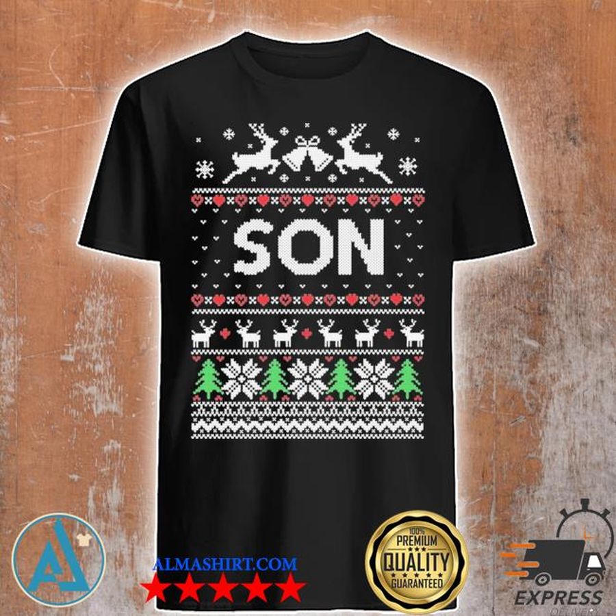Son ugly Christmas sweater