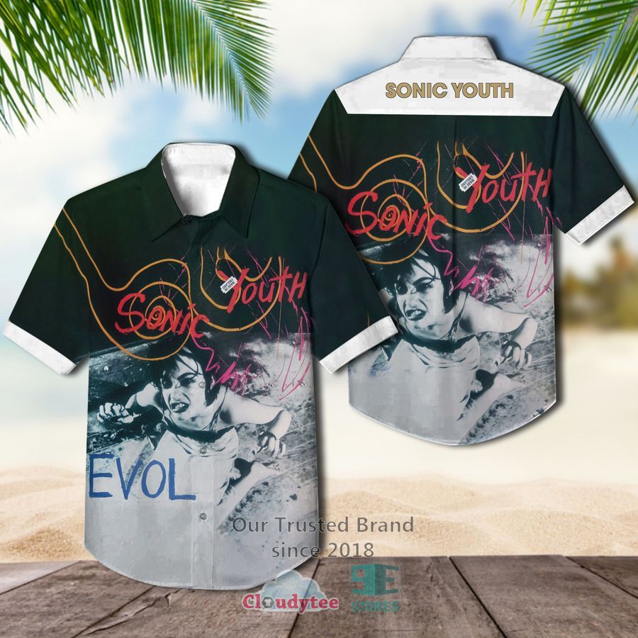 Sonic Youth Band EVOL Album Hawaiian Shirt – LIMITED EDITION