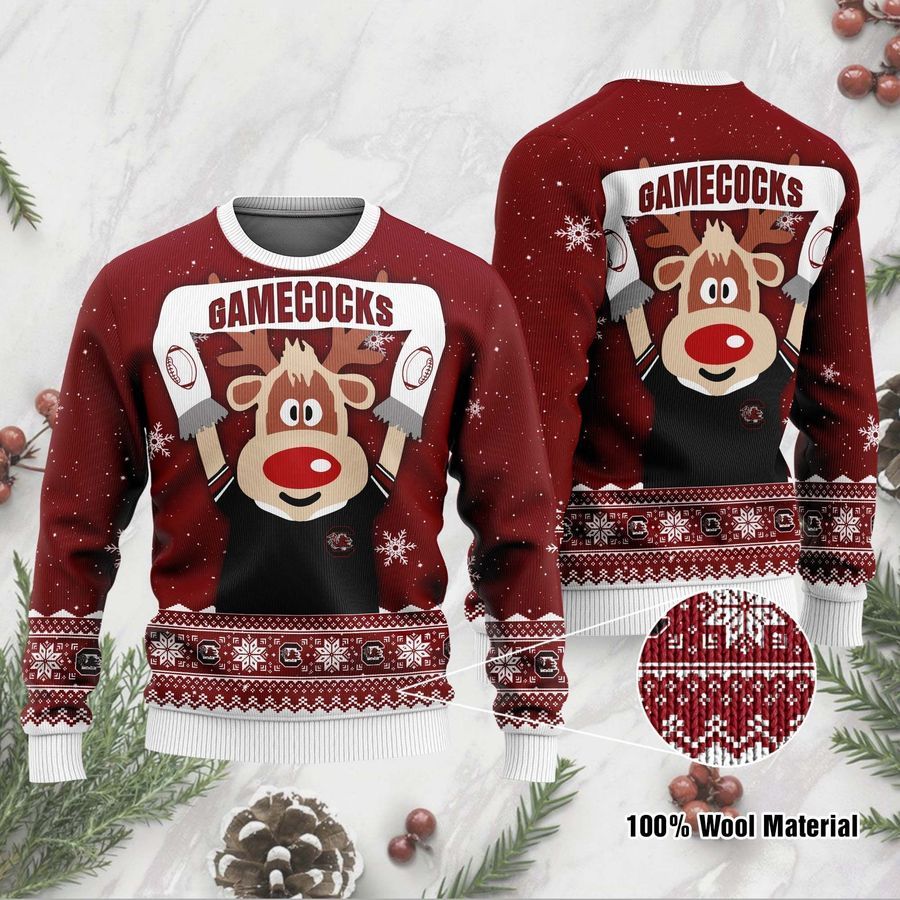 South Carolina Gamecocks Funny Ugly Christmas Sweater Ugly Sweater Christmas