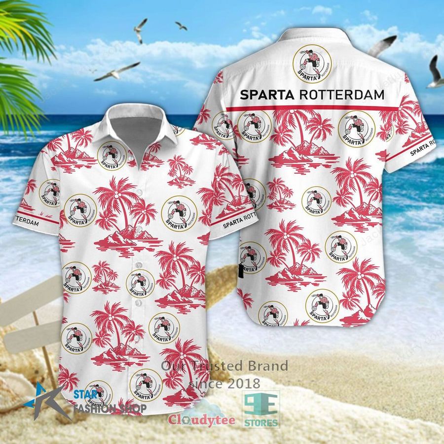 Sparta Rotterdam Hawaiian Shirt, Short – LIMITED EDITION