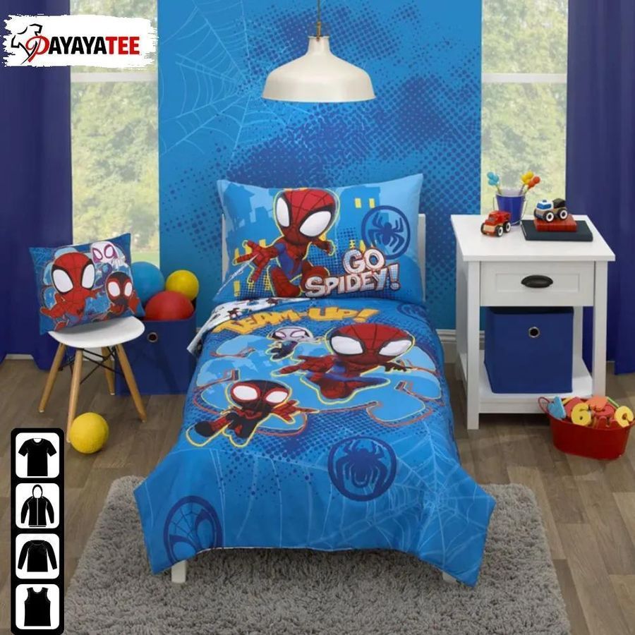 Spidey And His Amazing Friends Bedding Set Gift For Kids