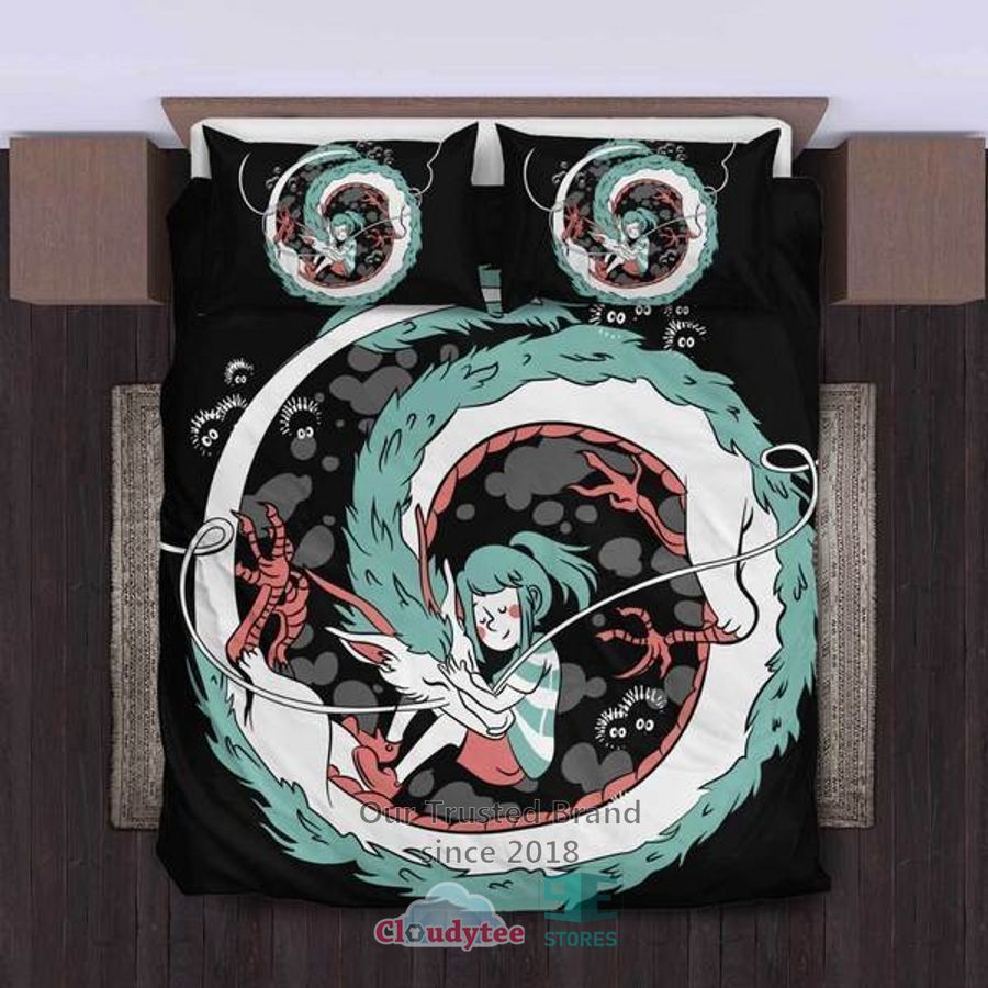 Spirited Away Chihiro & Haku Fanart Bedding Set – LIMITED EDITION