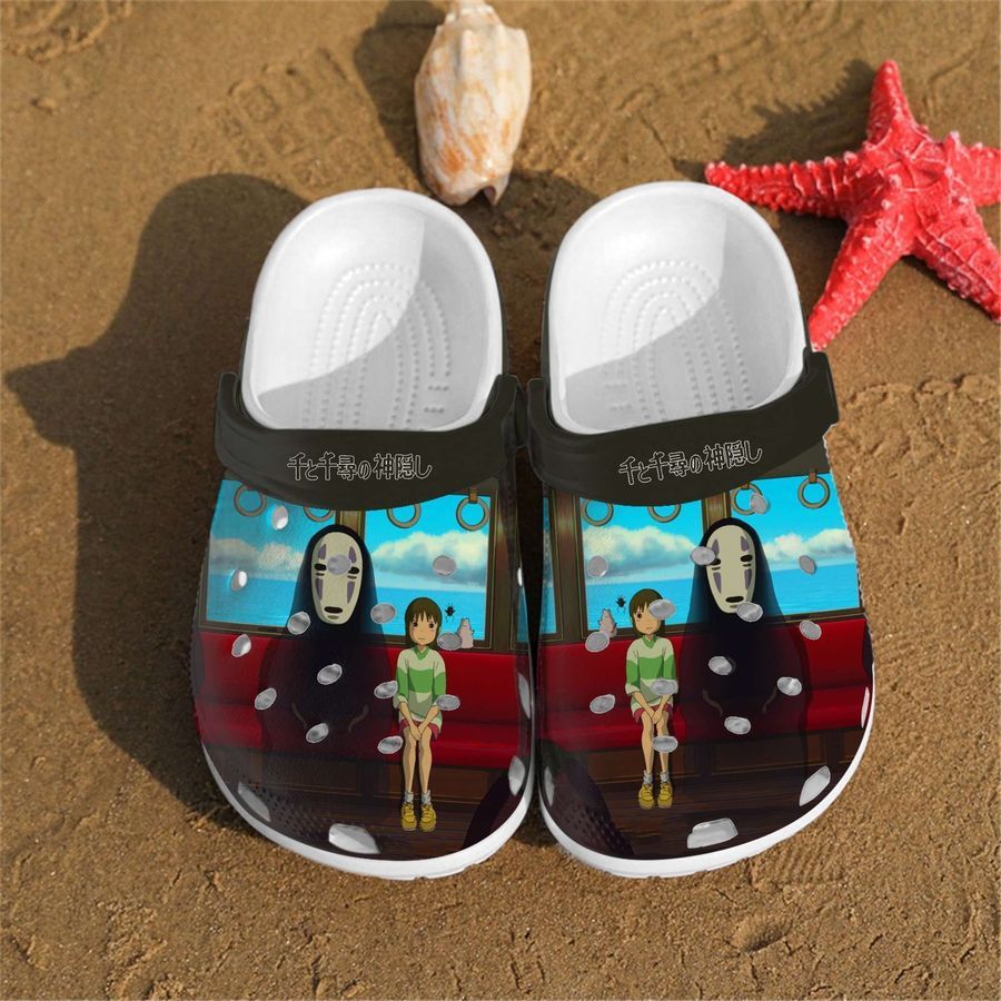 Spirited Away Sen Và Chihiro Rubber Crocs Crocband Clogs, Comfy Footwear