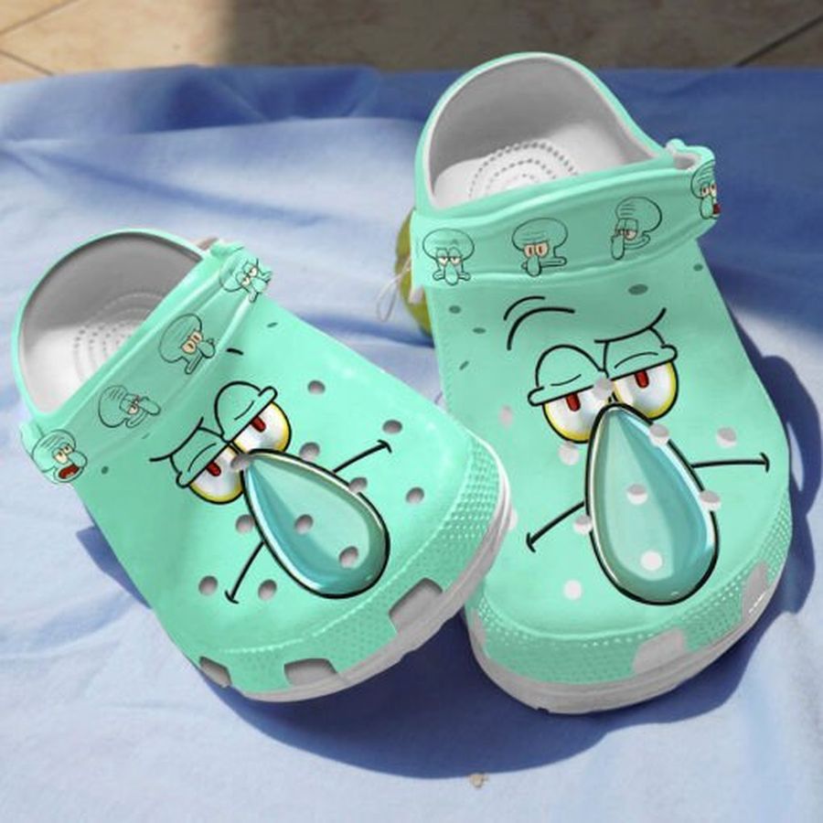 Spongebob Green Theme Crocs Crocband Clog Comfortable Water Shoes