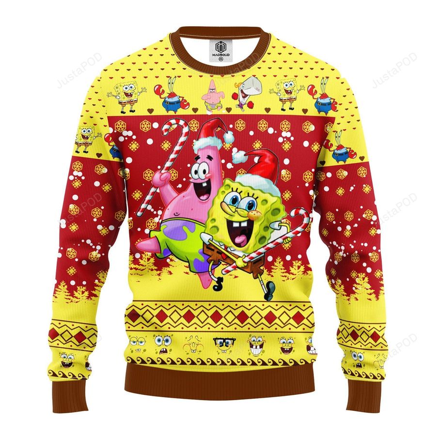 Spongebob Patrick Ugly Christmas Sweater Ugly Sweater Christmas Sweaters Hoodie