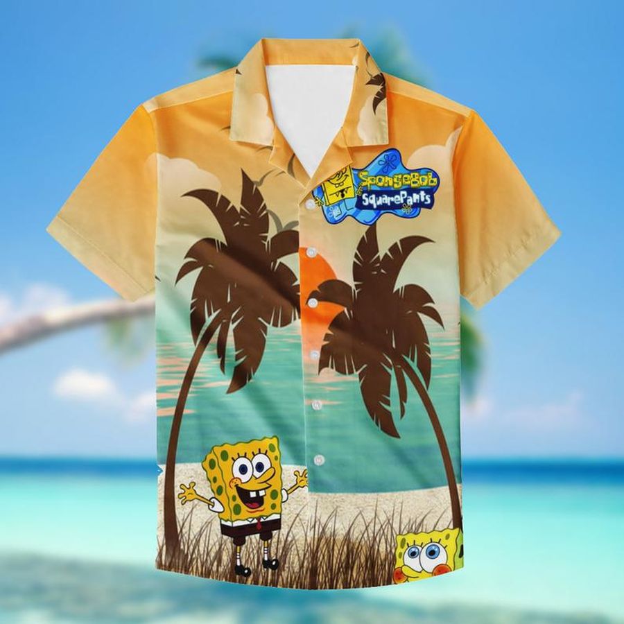 Spongebob Squarepants Hawaiian Aloha Shirt