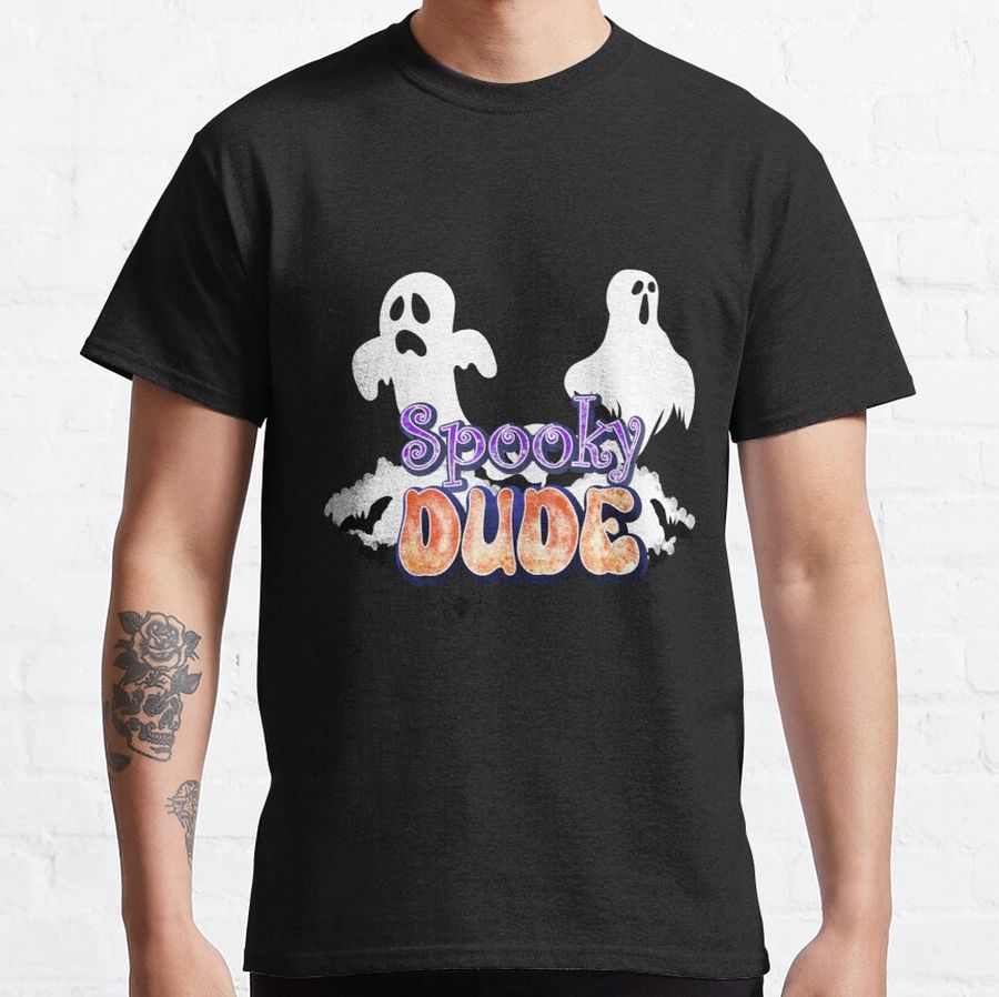 Spooky Dude Retro Classic T-Shirt