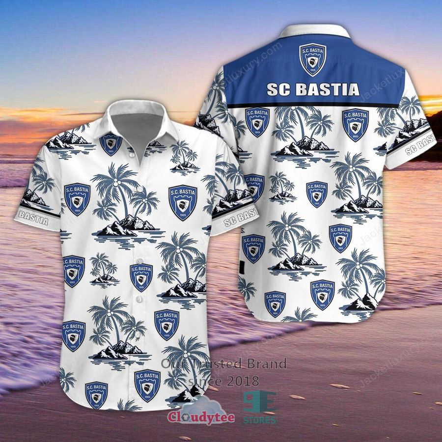 Sporting Club di Bastia Hawaiian Shirt, Shorts – LIMITED EDITION