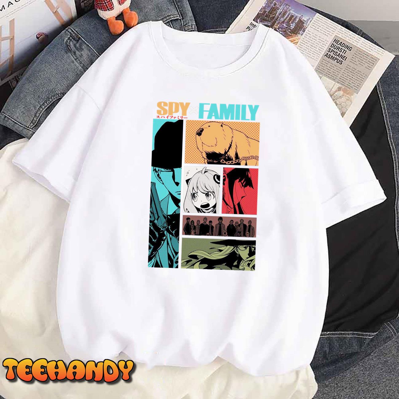 Spy X Family Retro Collage Anime Unisex T-Shirt