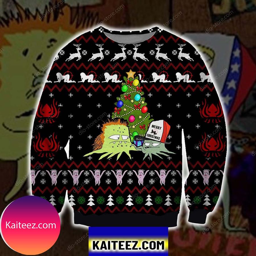 Squidbillies 3d All Over Printed Christmas Ugly Sweater