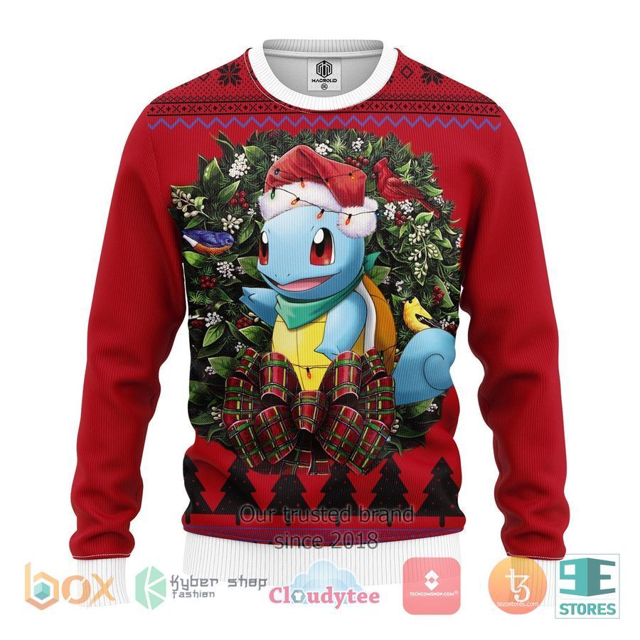 Squirtle Pokemon Anime Christmas Sweater – LIMITED EDITION