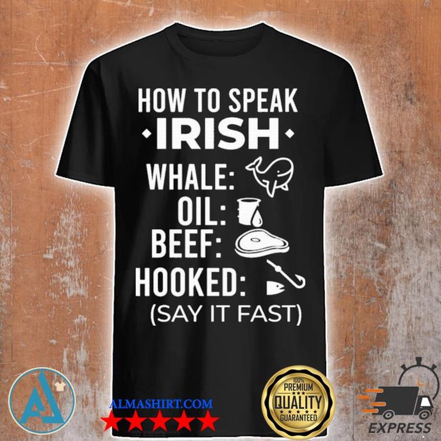 St Patrick's day how to speak Irish gaelic shirt