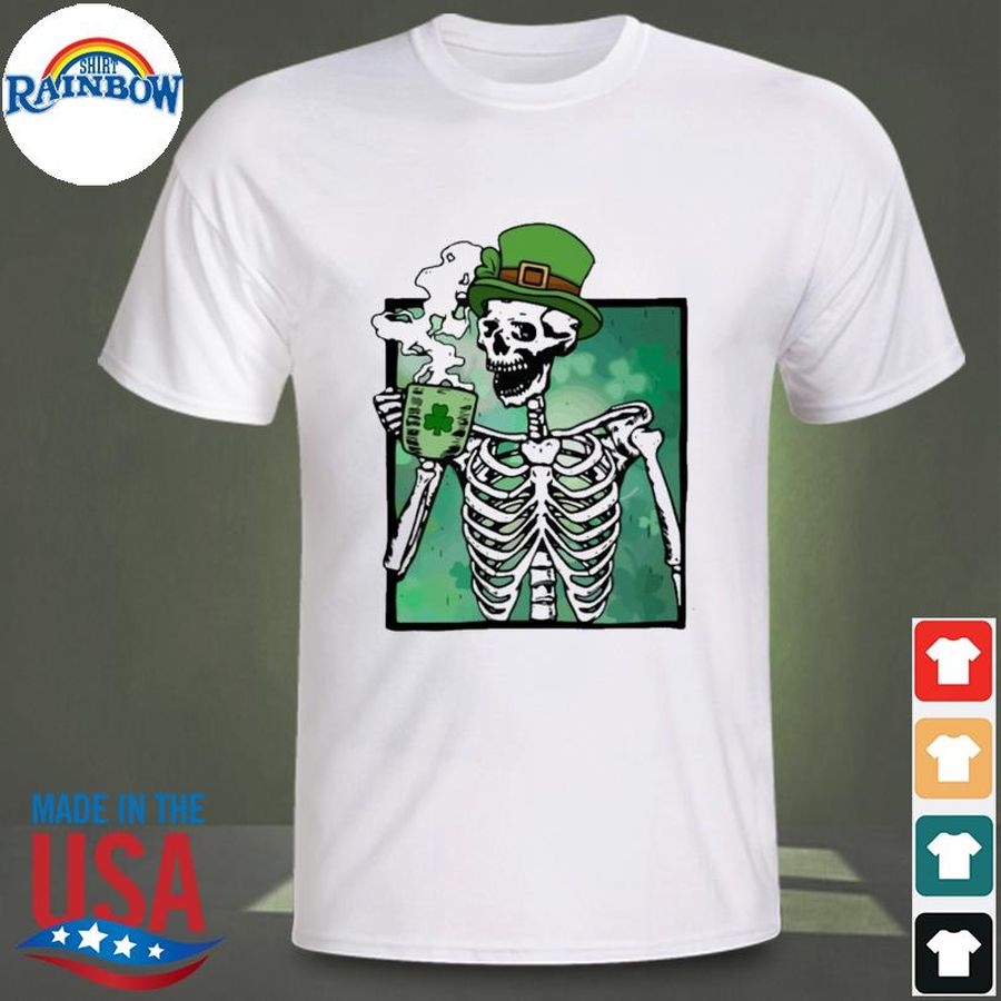 St Patrick's Day Skeleton Shirt